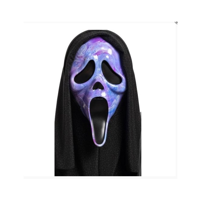 NEW Adult Ghost Face PURPLE Marbled Mask