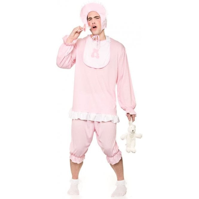 Pink Cute Baby Girl - Adult Costume, Hat