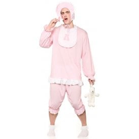 Pink Cute Baby Girl - Adult Costume, Hat
