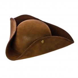 Pirate Hat - Super Deluxe Brown Suede