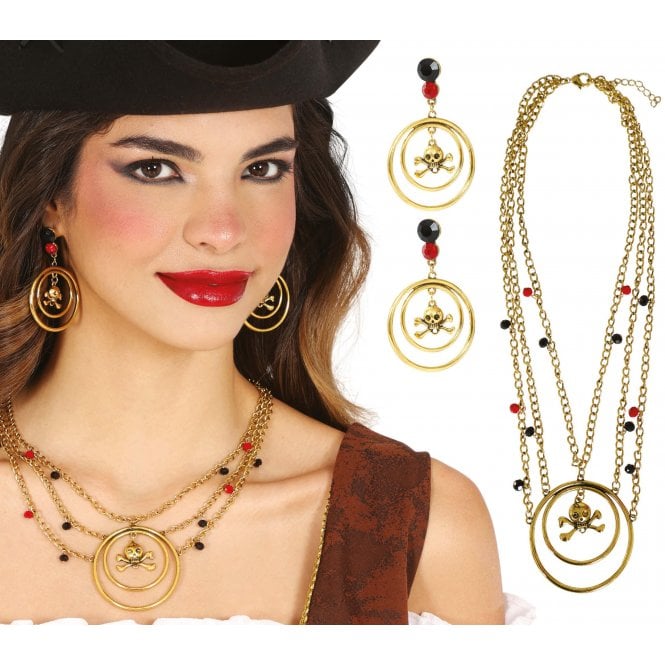 Pirate Set Necklace and Earrings