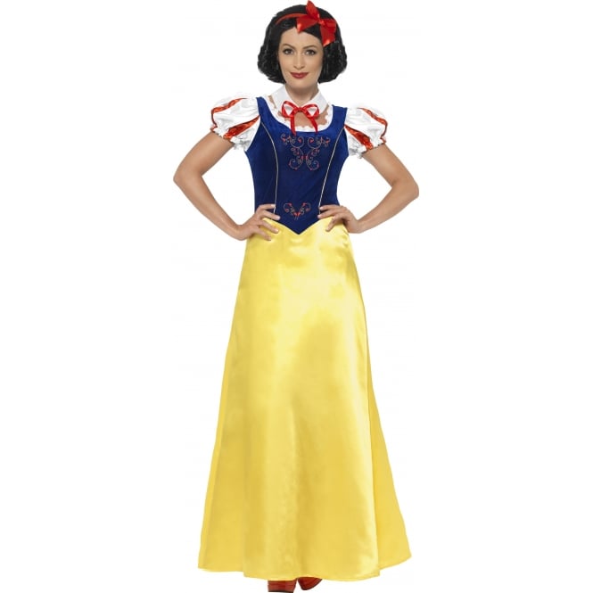 Princess Snow - Adult Costume (Dress, Collar, Headband)