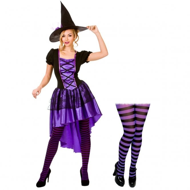 Purple Glamorous Witch + Tights 
