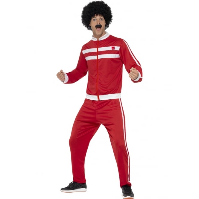 Red Scouser Tracksuit - Adult Costume