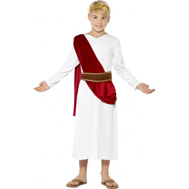 Roman Boy with Red Sash - Kids Costume