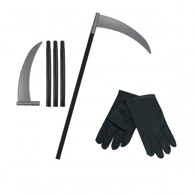 Scythe + Child Black Gloves