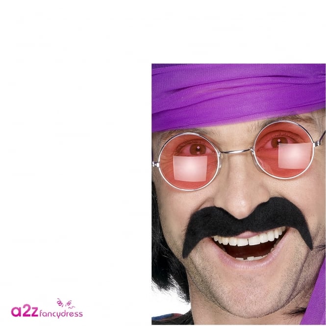 Seventies Tash (Black) - Adult Accessory