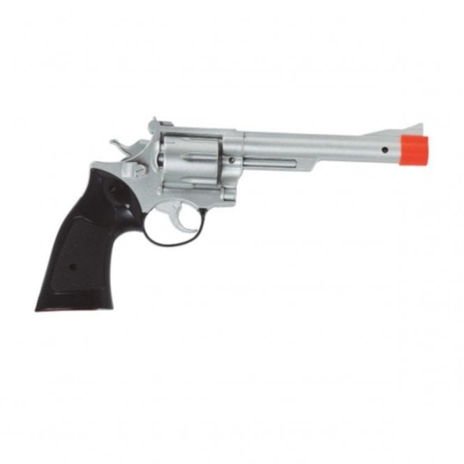 Silver Cowboy Gun 32cm