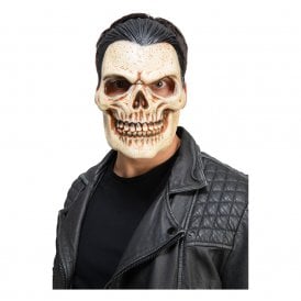 Skeleton Biker Latex Mask