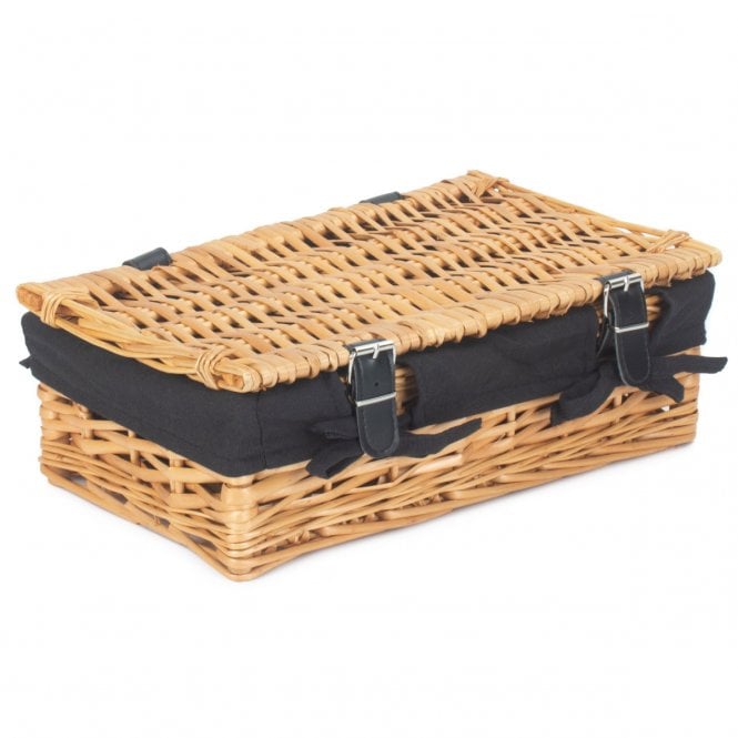 Small Packaging Hamper With Black Lining (L x W x H) 34 x 19 x 11cm