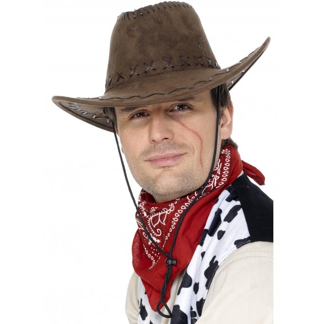 Suede Look Cowboy Hat