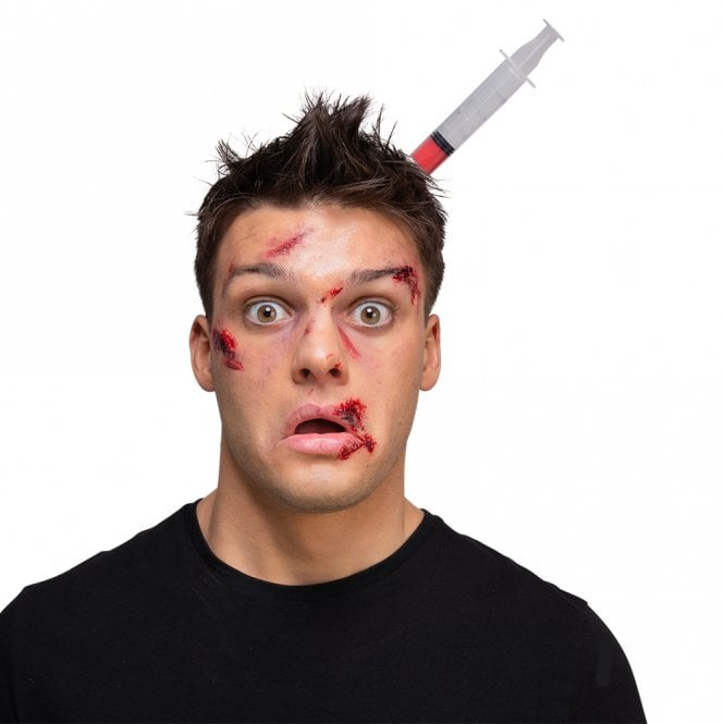 Syringe in Head