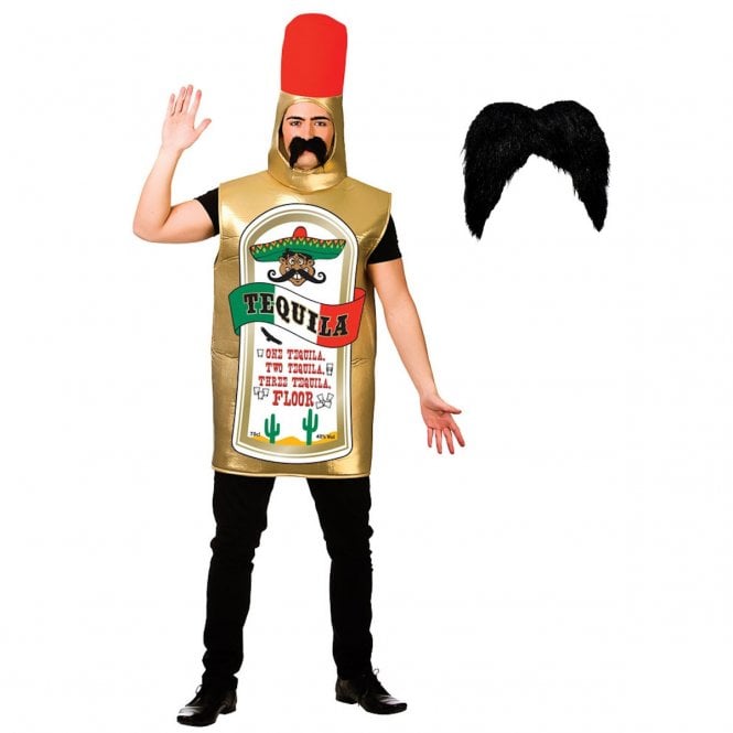 Tequila Bottle + Gringo Tash