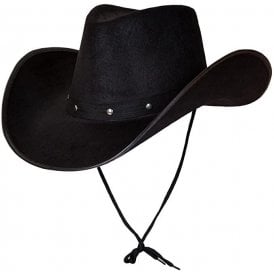 Texan Cowboy Hat (Black) - Adult Accessory