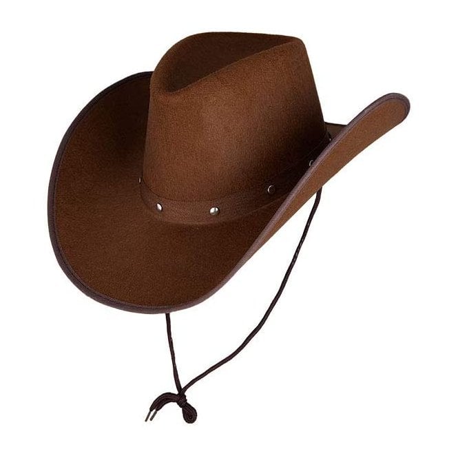 DARK BROWN - Texan Cowboy Hat 