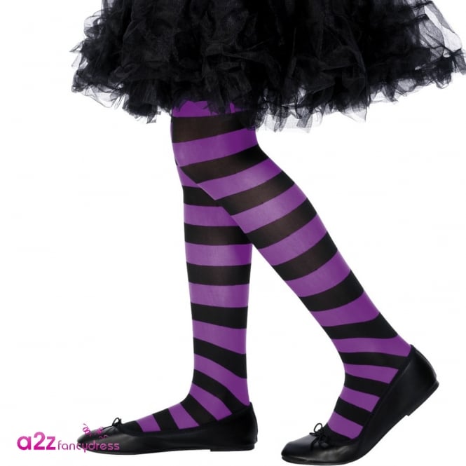 Tights (Purple & Black) - Kids Accessory