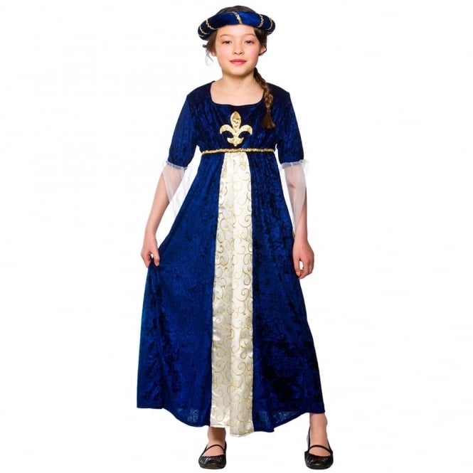 Tudor Princess (Blue) - Kids Costume