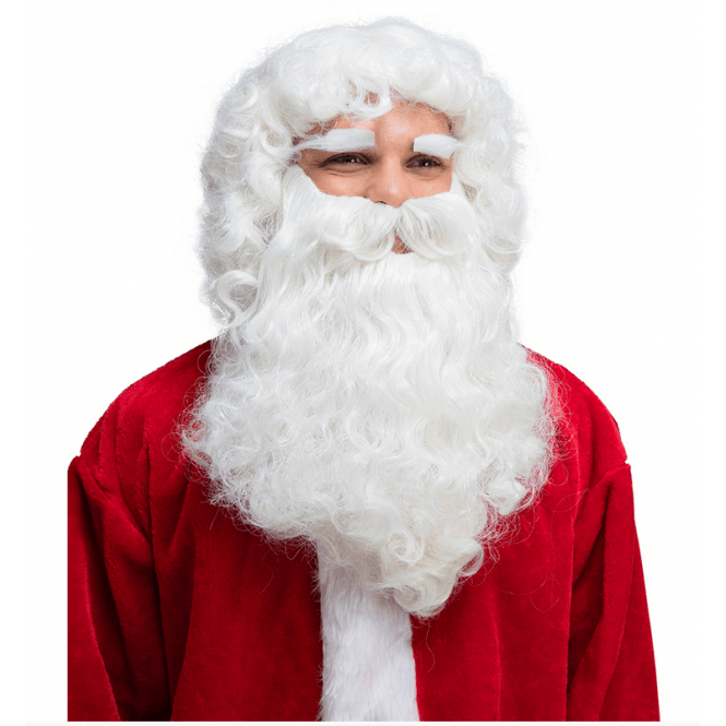 Ultimate Santa Wig , Beard & Eyebrows