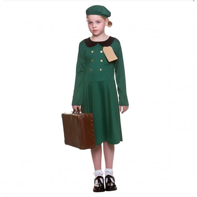 Wartime Evacuee Girl - Kids Costume