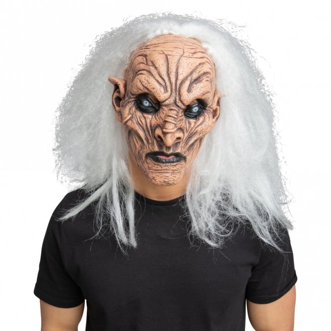 White Haired Demon Latex Mask
