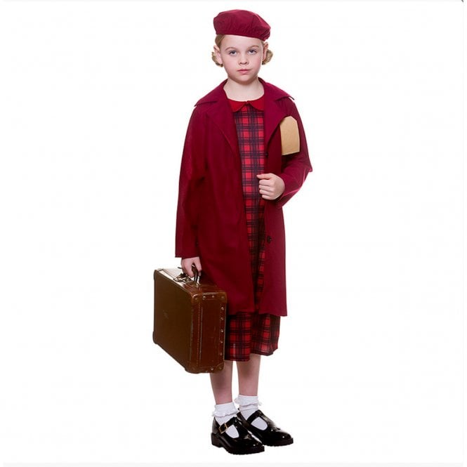 WW2 Evacuee Girl - Kids Costume